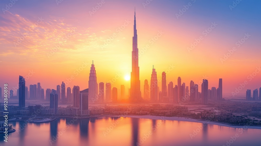 Obraz premium Dubai city center
