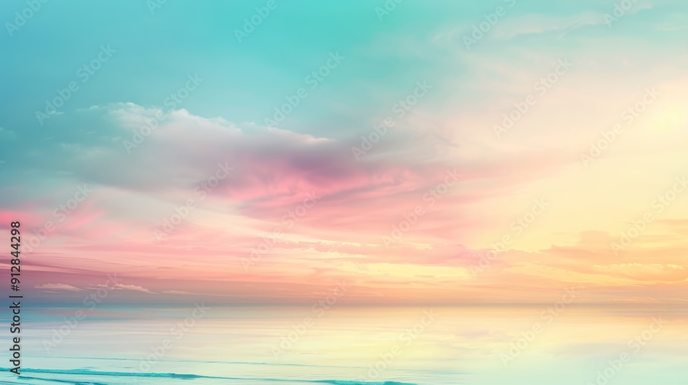 Dawn sky with soft pastel hues. Dawn sky with soft pastel hues.