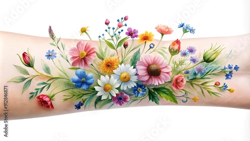 Delicate Blooms for a Touch of Nature  AI Generated