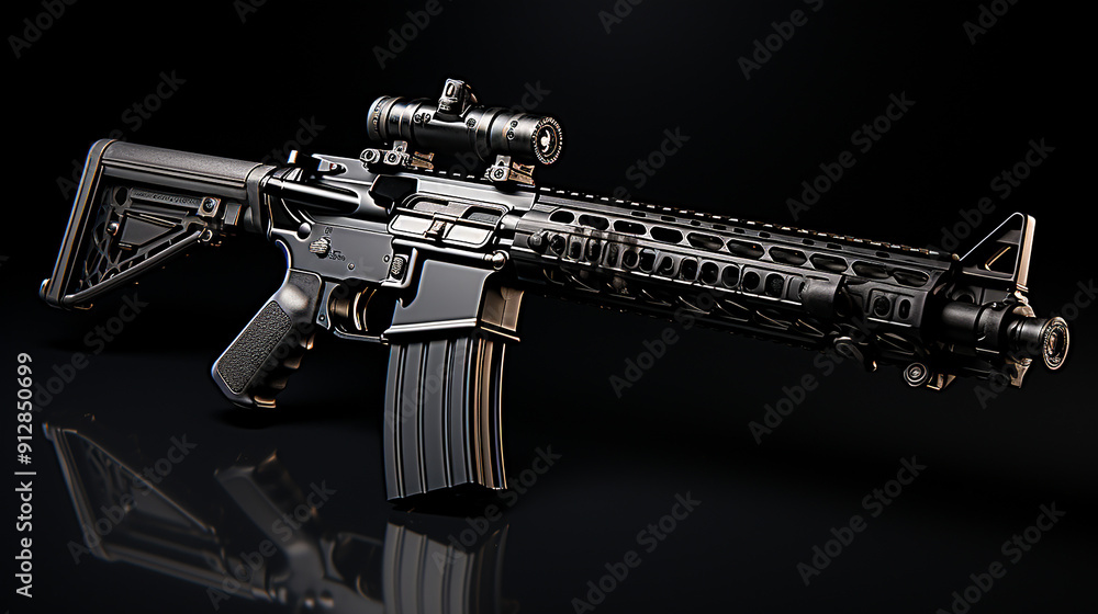 3d army weapon photo. generative ai 3d army weapon photo. generative ai