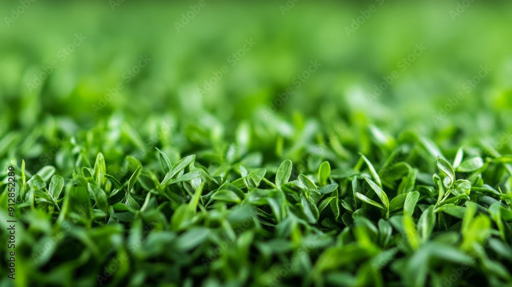 Macro shot of the texture of alfalfa hay showcasing the green fibrous strands with leafy pieces and stems 