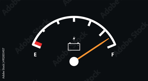 Battery percentage indicator, Hybrid vehicle fuel gauge