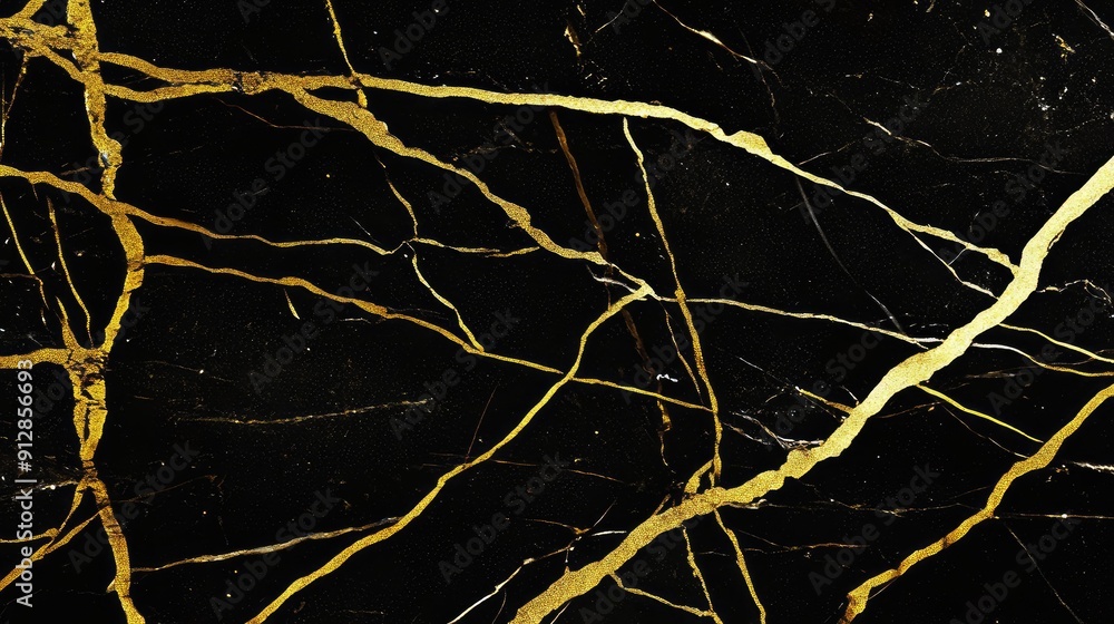 Abstract Black and Gold Marble Texture Background
Abstract Black and Gold Marble Texture Background
