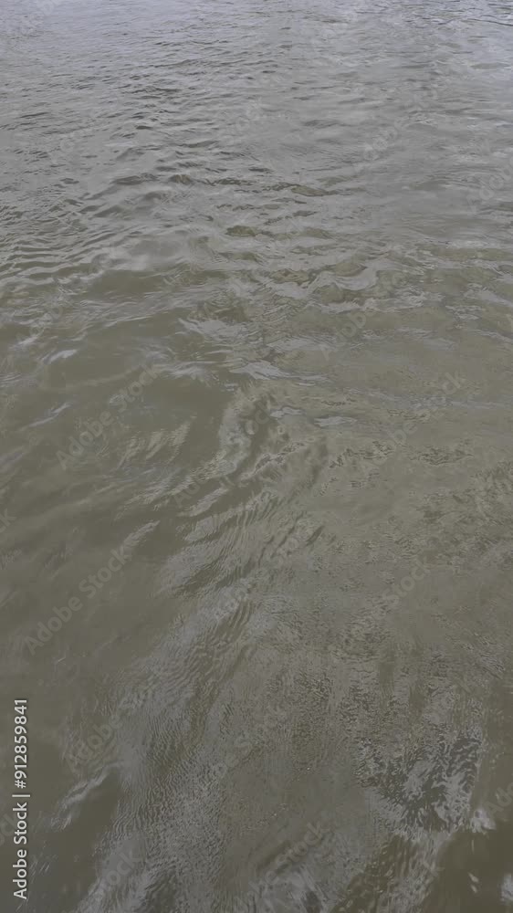 Serene Water running Scene, Motion in Lake, Close-Up Serene Water running Scene, Motion in Lake, Close-Up