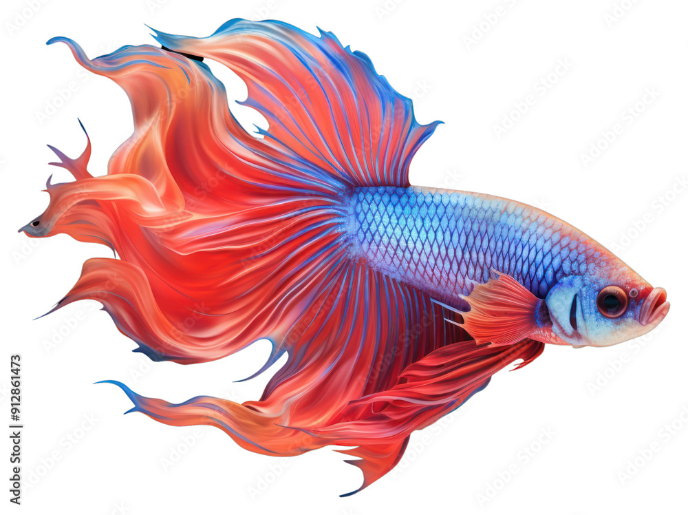 Fototapeta premium PNG Fish goldfish animal underwater.