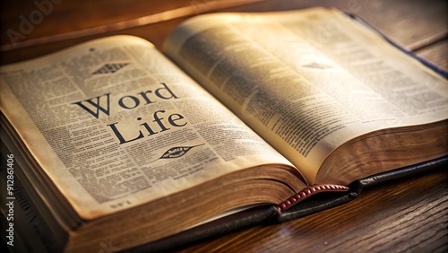 old bible on a table