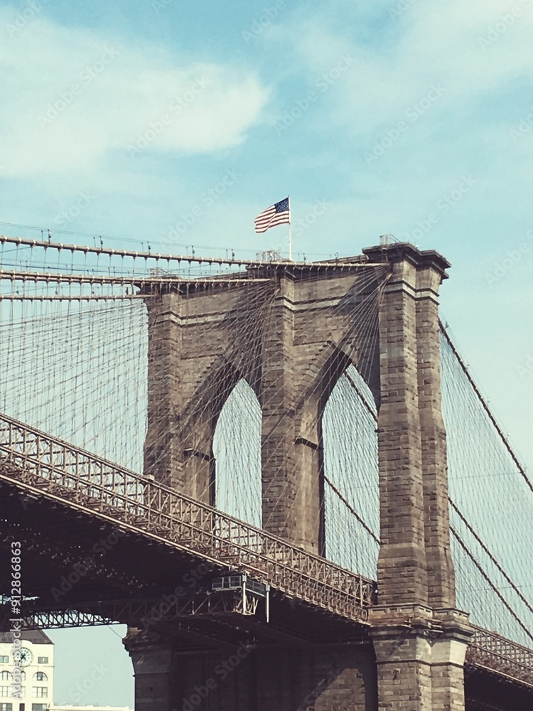 Fototapeta premium New York city bridge