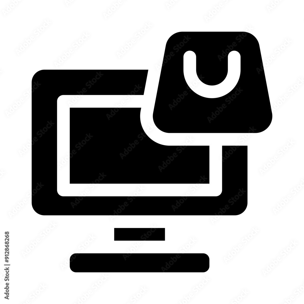 online store glyph icon online store glyph icon