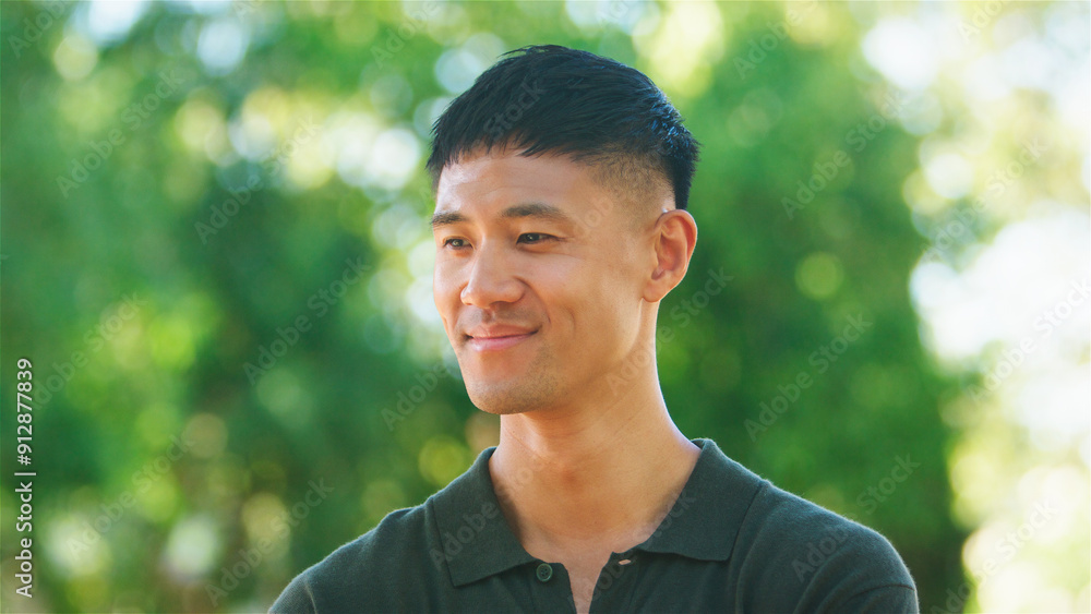 Young Man Smiling in Nature During Daytime Young Man Smiling in Nature During Daytime