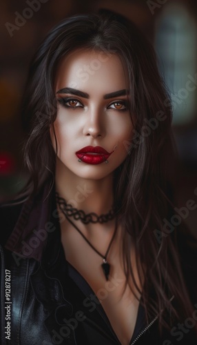 Wallpaper Mural Portrait of a Mysterious Woman Torontodigital.ca