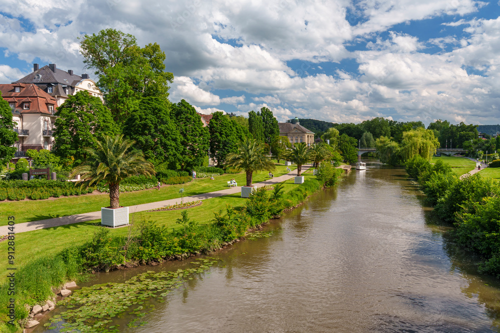 Kurpark und Rosengarten im Staatsbad Bad Kissingen, Unterfranken, Franken, Bayern, Deutschland Kurpark und Rosengarten im Staatsbad Bad Kissingen, Unterfranken, Franken, Bayern, Deutschland
