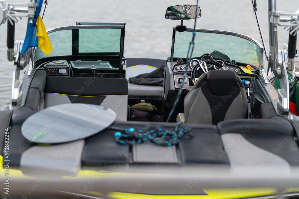 The position that the helmsman occupies on a boat.