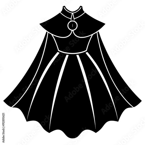 Cape Dress vector