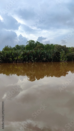 The Abode river luxury eco tent safari lodge in Ulu Temburong National Park in Brunei photo