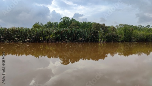 The Abode river luxury eco tent safari lodge in Ulu Temburong National Park in Brunei photo