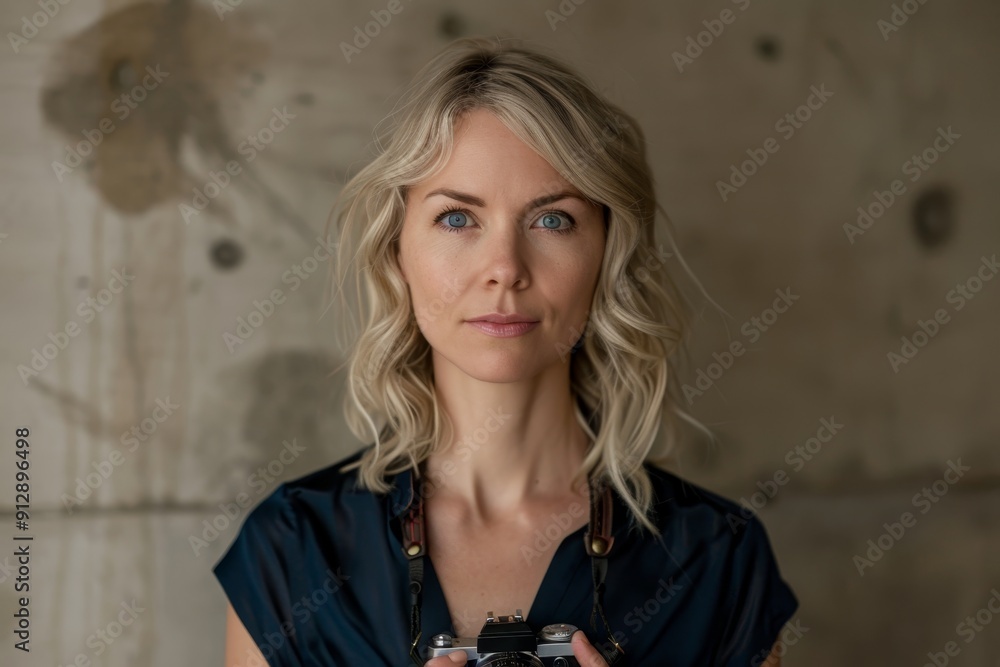 Portrait of a Woman with a Camera Portrait of a Woman with a Camera