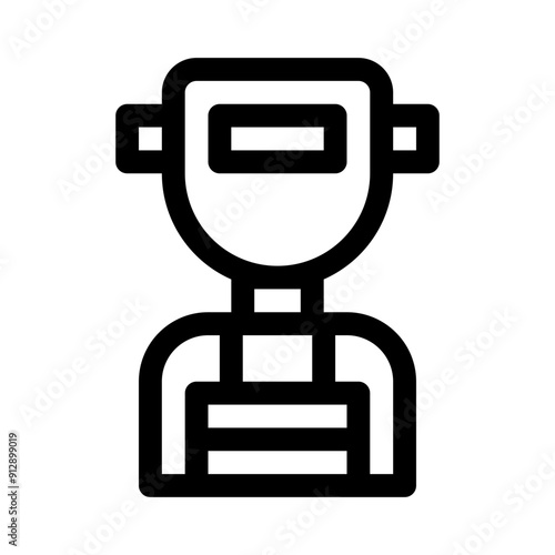 welder line icon