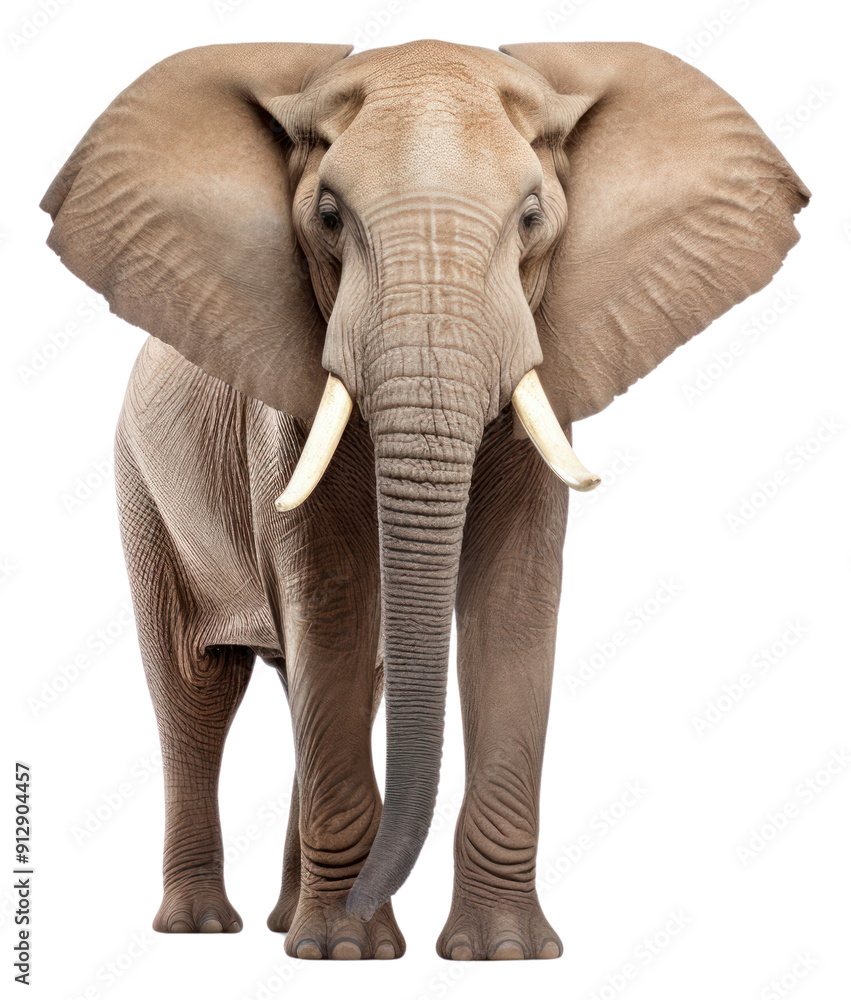 Obraz premium PNG Elephant wildlife animal mammal.