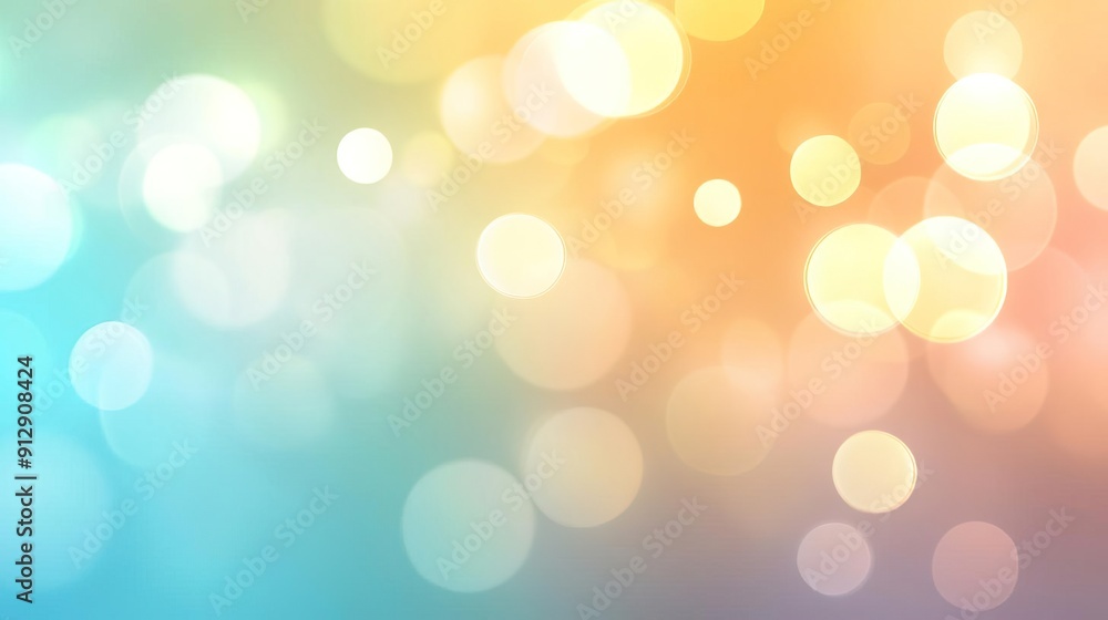 Abstract bokeh background with soft, colorful lights. Abstract bokeh background with soft, colorful lights.