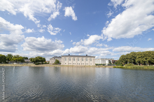Bild auf Leinwand Stagneliusskolan (secondary school) is a traditional school with roots in the 17th-century gymnasium in Kalmar
