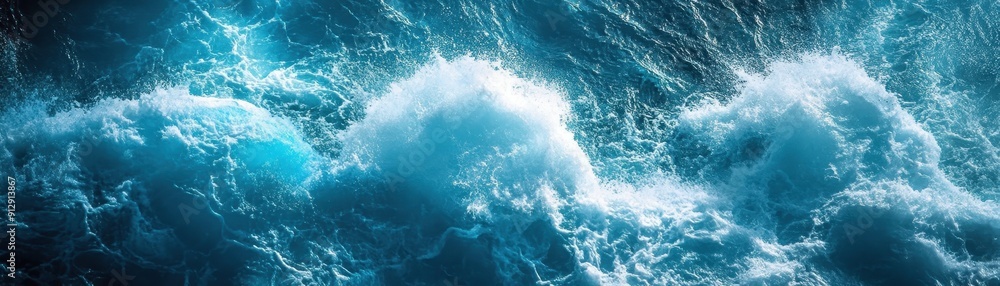 Beautiful blue textures in a sea Beautiful blue textures in a sea