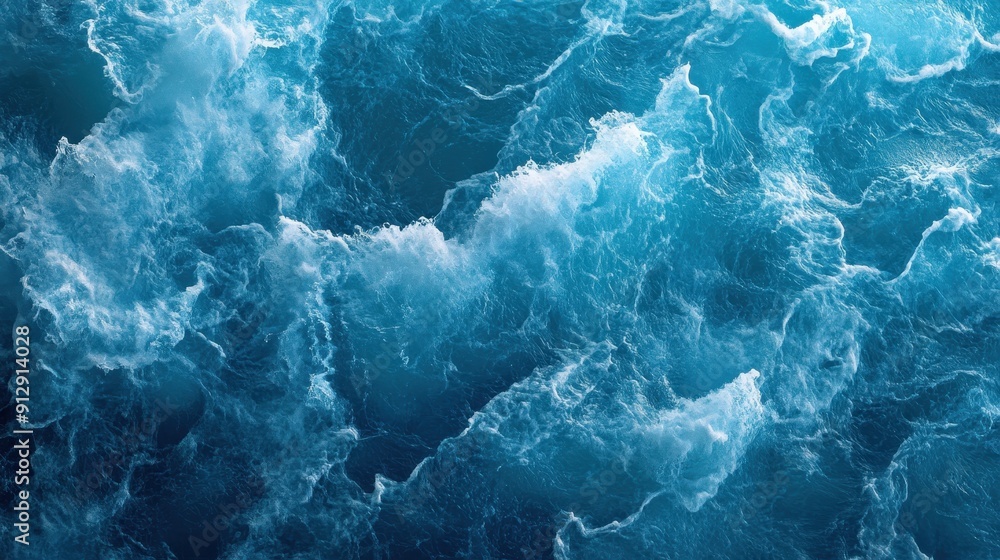 Beautiful blue textures in a sea Beautiful blue textures in a sea