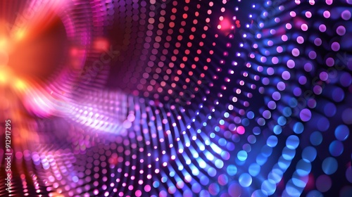 Wallpaper Mural a colorful background with circles and lights Torontodigital.ca