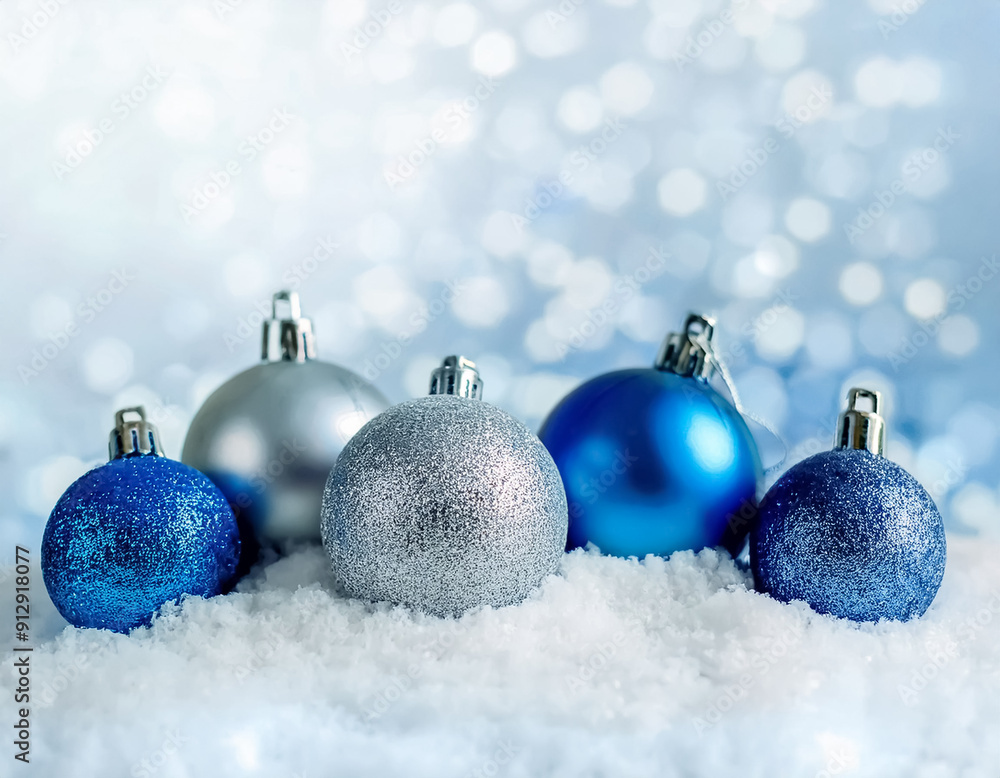 Winter Wonderland Christmas Decorations Sparkle in the Snowy Clearing Winter Wonderland Christmas Decorations Sparkle in the Snowy Clearing