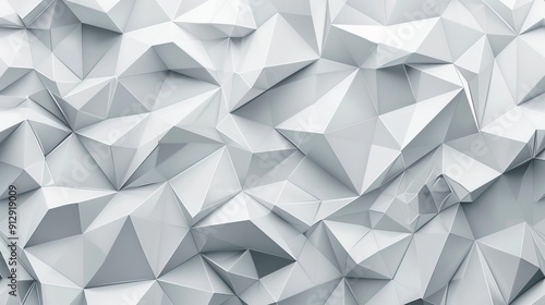 Monochromatic geometric abstract background in light grey