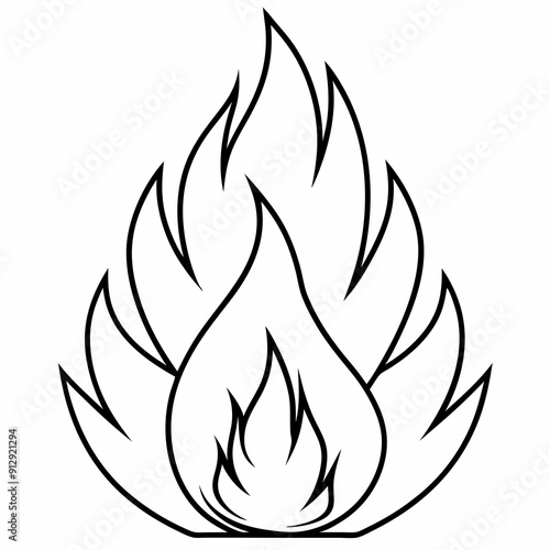 Fire line art