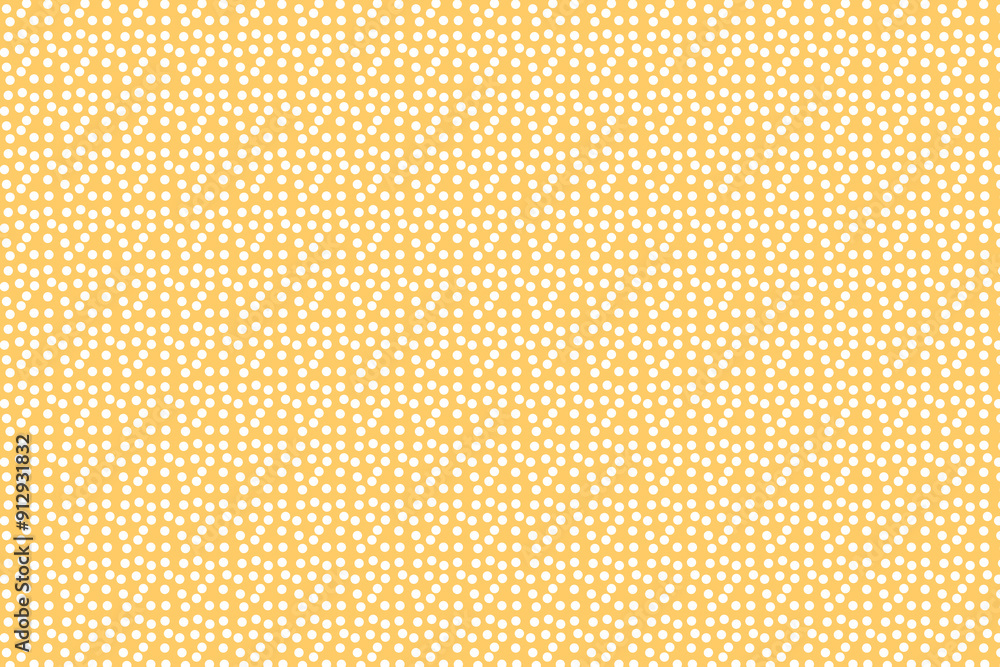 Polka dot seamless Pattern. Yellow background with white points. Retro simple wallpaper. Polka dot seamless Pattern. Yellow background with white points. Retro simple wallpaper.