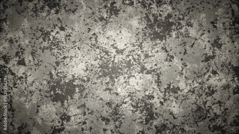 Obraz premium Grunge background black and white. Texture of cracks, scratches, scuffs, dust, dirt. Dark monochrome surface. Old vintage vector pattern 