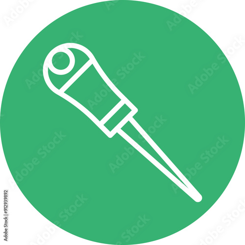 Awl Vector Line White Circles Multicolors