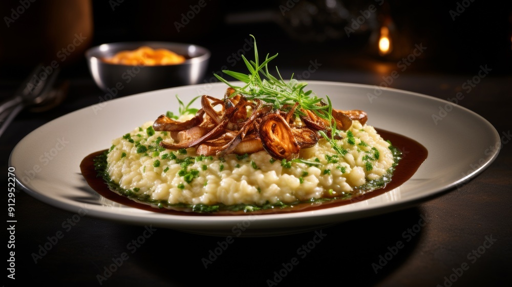 Mouthwatering Risotto, an Italian culinary delight Mouthwatering Risotto, an Italian culinary delight
