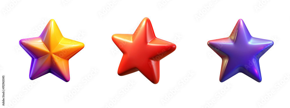 Bright Shining Star on Transparent Background Bright Shining Star on Transparent Background