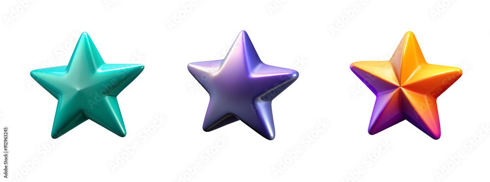 Bright Shining Star on Transparent Background Bright Shining Star on Transparent Background