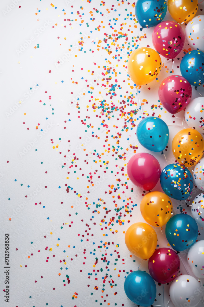 Celebration Background with Balloons Celebration Background with Balloons