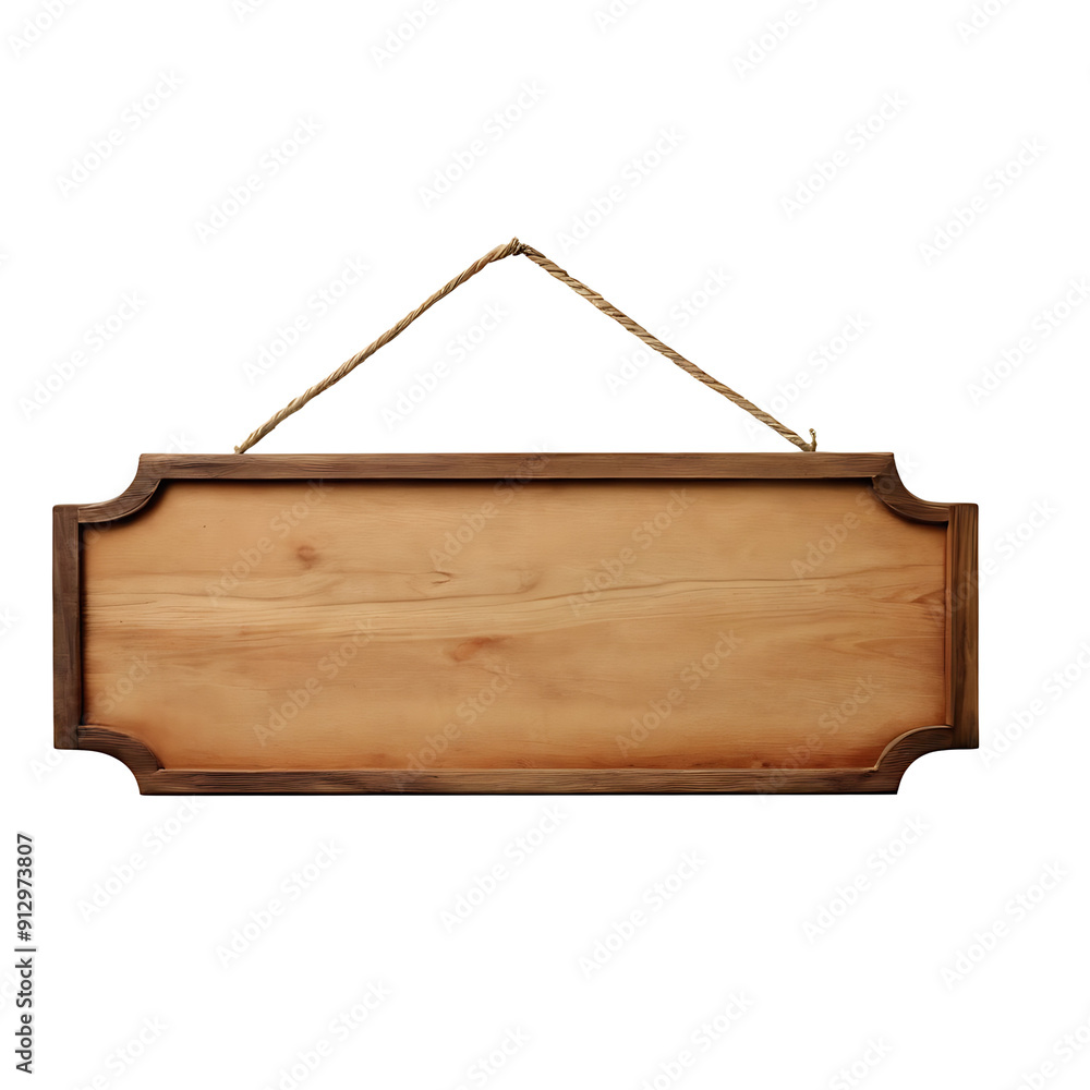 Rustic wooden sign with rope hanger, blank for customization. Transparent PNG for versatile use. Perfect for signage, announcements, menus, or promotions. Rustic wooden sign with rope hanger, blank for customization. Transparent PNG for versatile use. Perfect for signage, announcements, menus, or promotions.