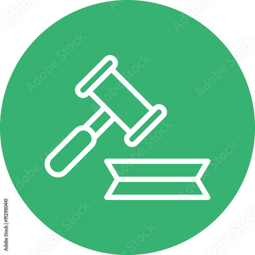 Law Vector Line White Circles Multicolors