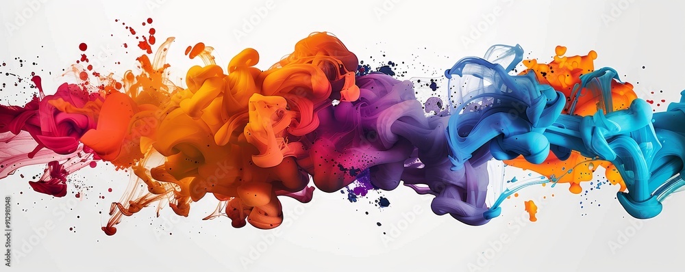 Abstract Ink Swirl in Vibrant Hues, abstract art , liquid art , ink , acrylic painting Abstract Ink Swirl in Vibrant Hues, abstract art , liquid art , ink , acrylic painting
