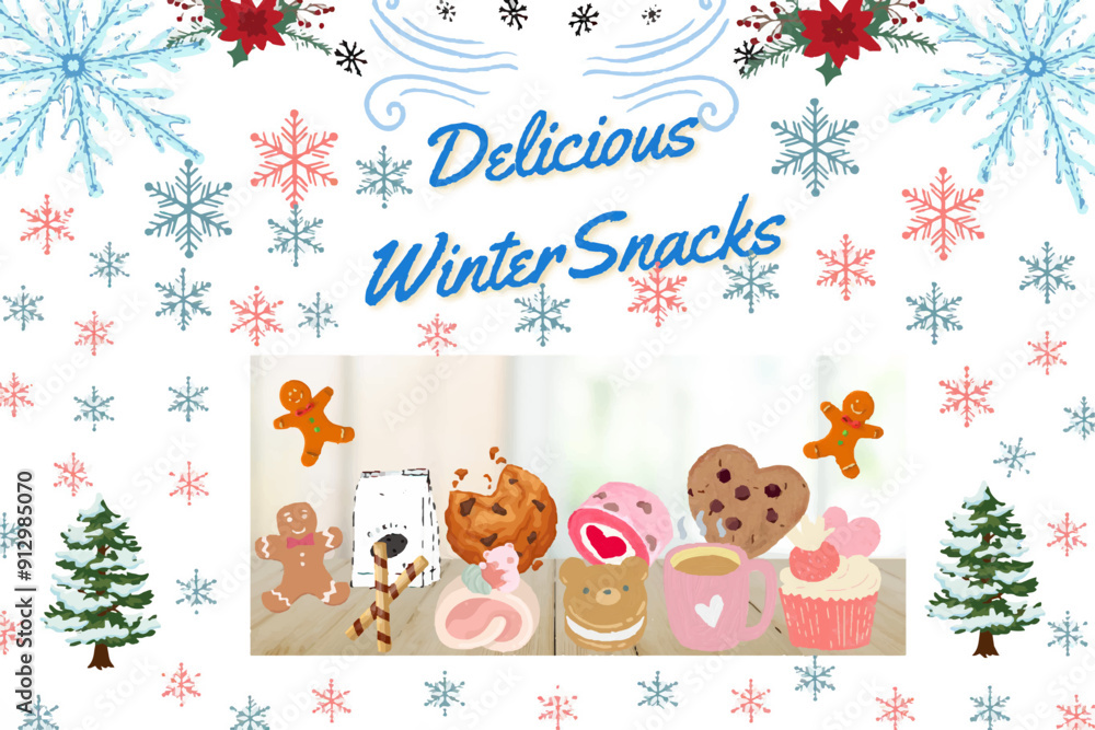 Winter Party and Christmass with sweeter,clothing, Star ,Snow Winter Party and Christmass with sweeter,clothing, Star ,Snow