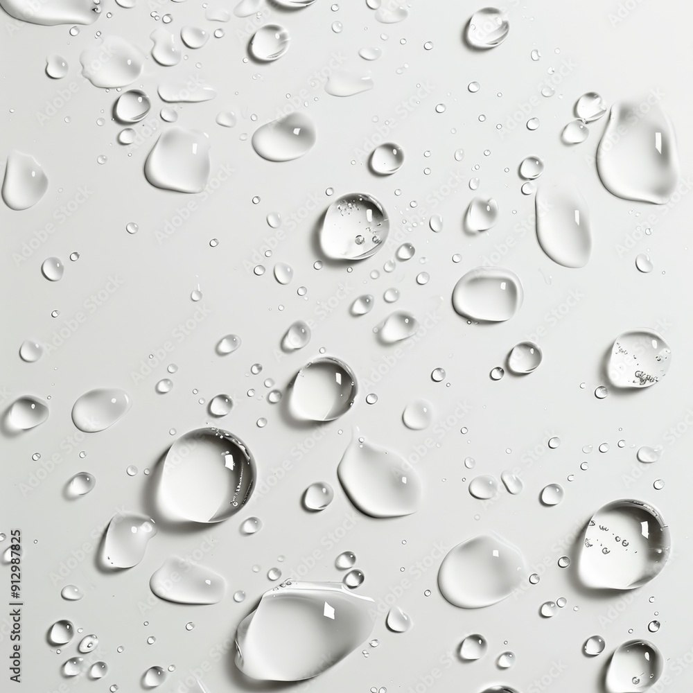 Water Drops on White Background, White , Droplets , Liquid , Texture Water Drops on White Background, White , Droplets , Liquid , Texture
