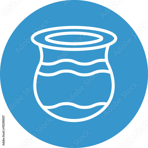 Clay Vector Line White Circles Multicolors