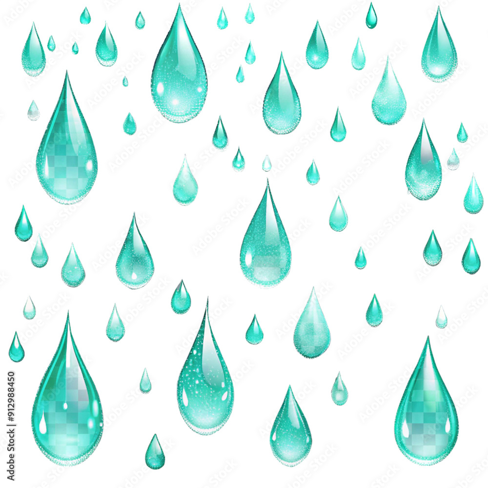 Rain fall drops vector and png effect on transparent background Rain fall drops vector and png effect on transparent background