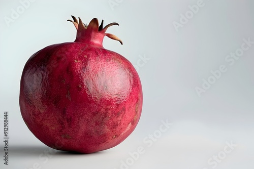 pomegranate on a black background