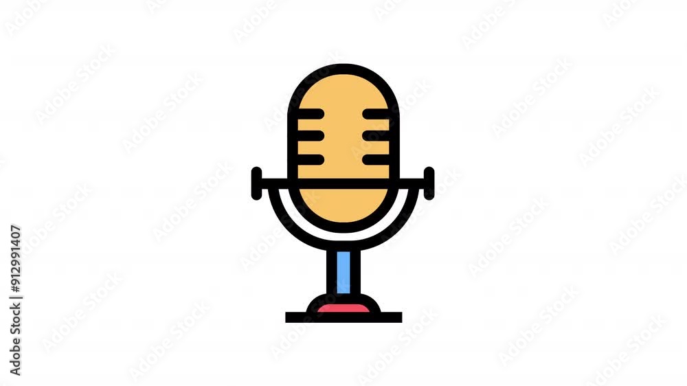 Mic Icon Animation Mic Icon Animation