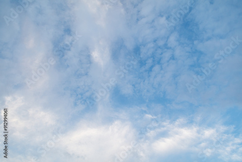 Clouds after rain in the sky as a background