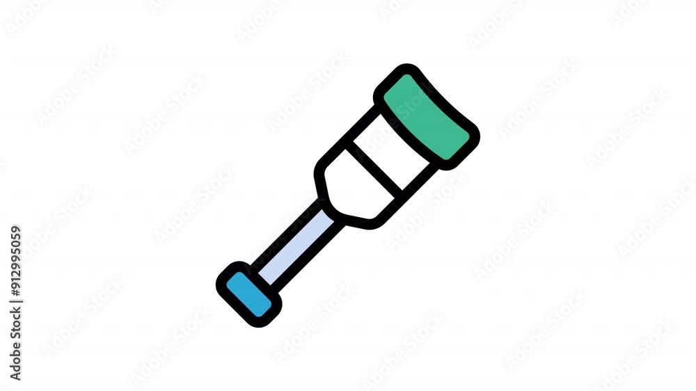 Crutch Icon Animation Crutch Icon Animation