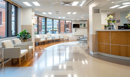 Modern Hospital Waiting Area Design