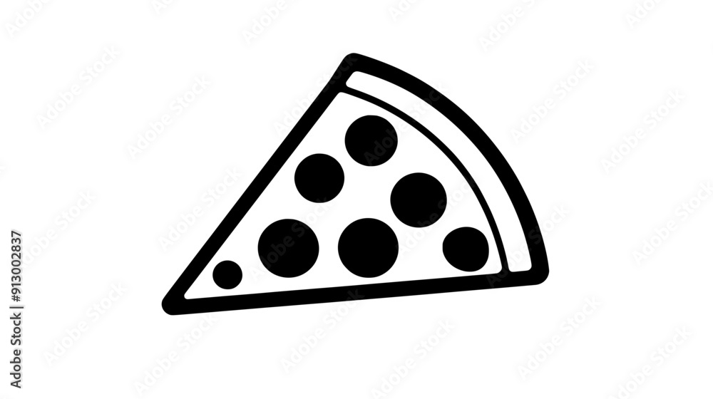 Depiction of a slice of apple pie, showing the crust and filling, vector illustration art